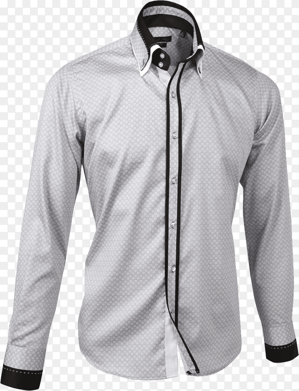 White shirt isolated on transparent background PNG