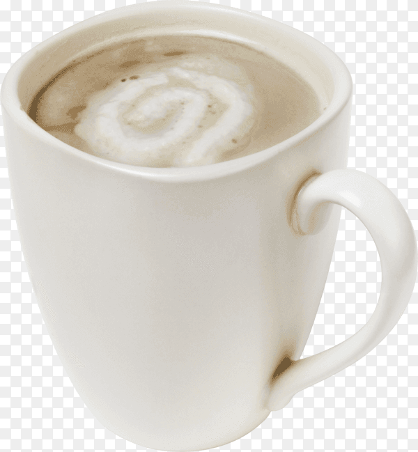 A cup of coffee isolated on transparent background PNG