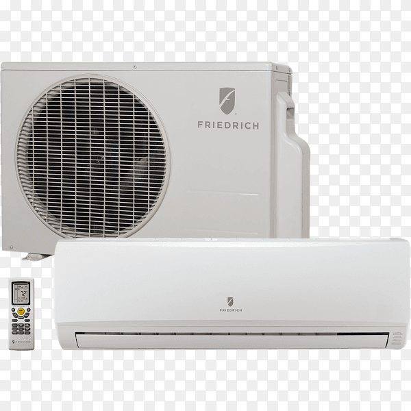 Air conditioner device isolated on transparent background PNG