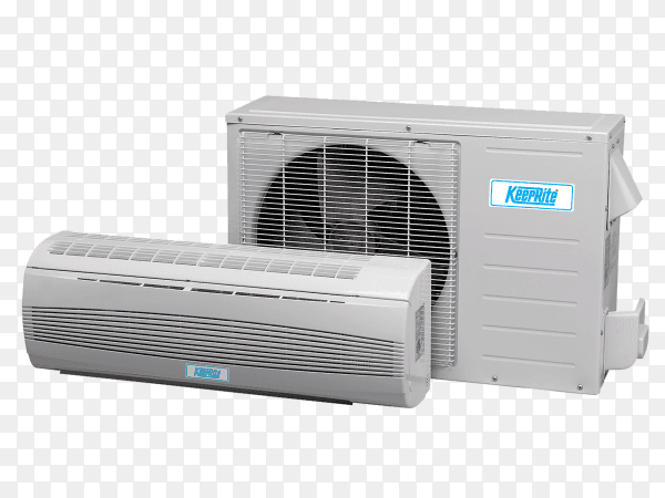 Air conditioning. Isolated on white. 3d illustrated on transparent background PNG