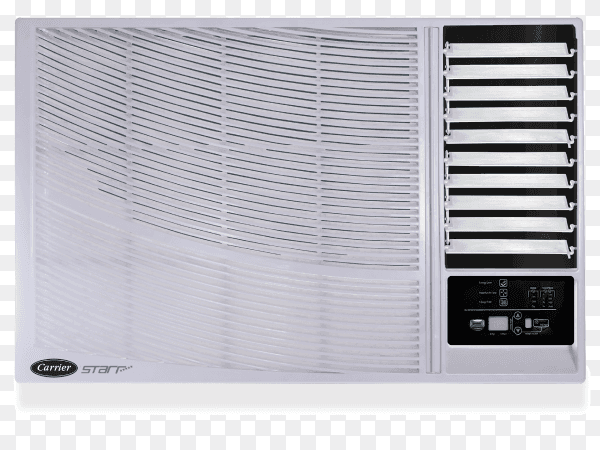 Appearance built-in window air conditioning on transparent background PNG