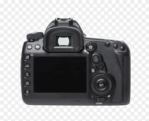 Camera isolated on transparent background PNG