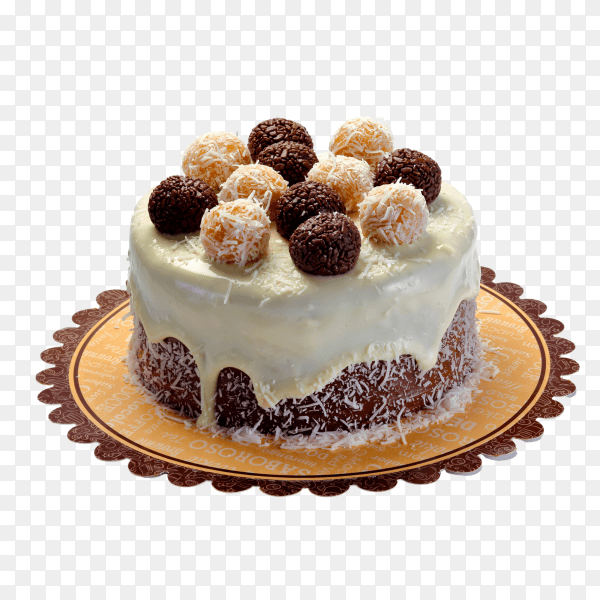 Delicious cake isolated on transparent background PNG
