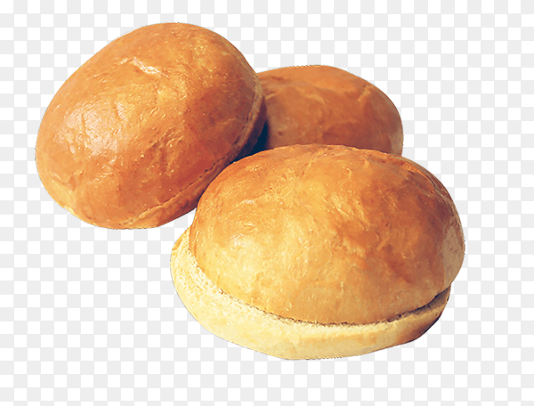 Hamburger bun on transparent background PNG